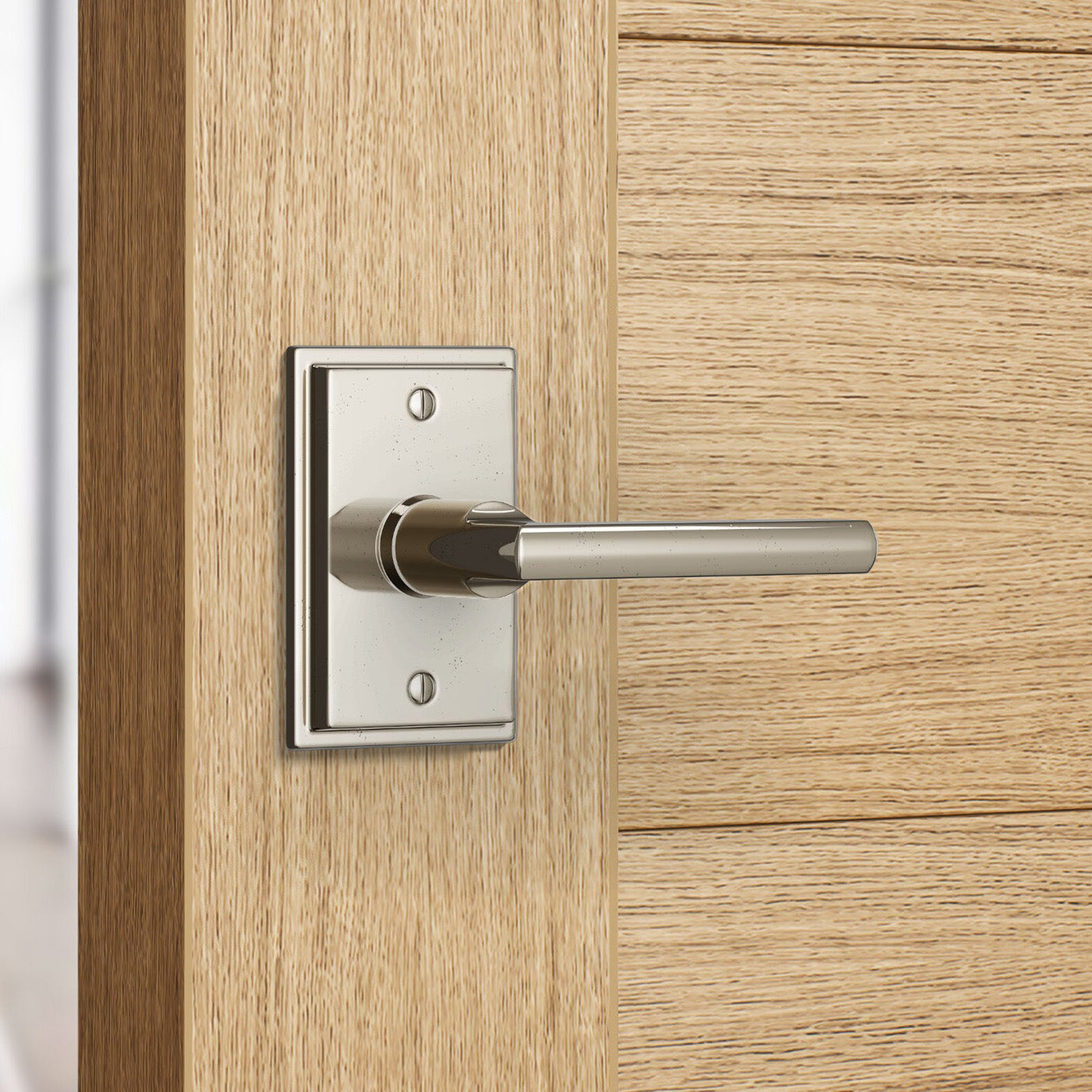 Builder Series Stepped Olympus Door Lever Set