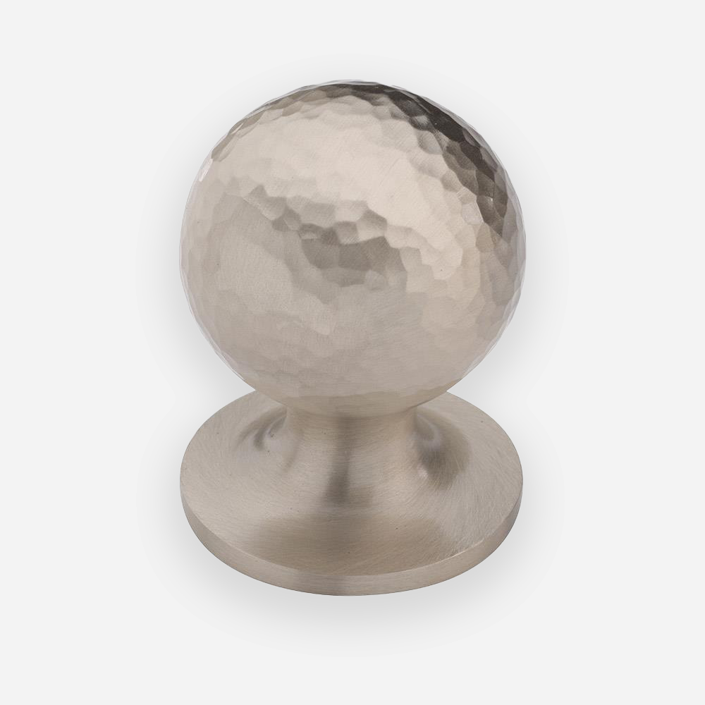 Hammered Orb Cabinet Knob