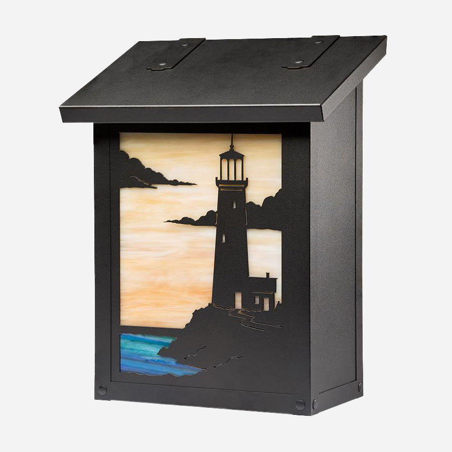 Lighthouse Wall Mounted Mailbox