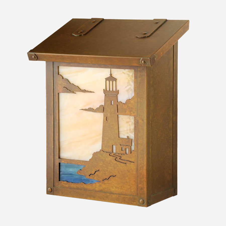 Lighthouse Wall Mounted Mailbox