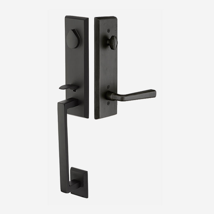 Rustic Modern Rectangular Entry Set San Diego Hardware