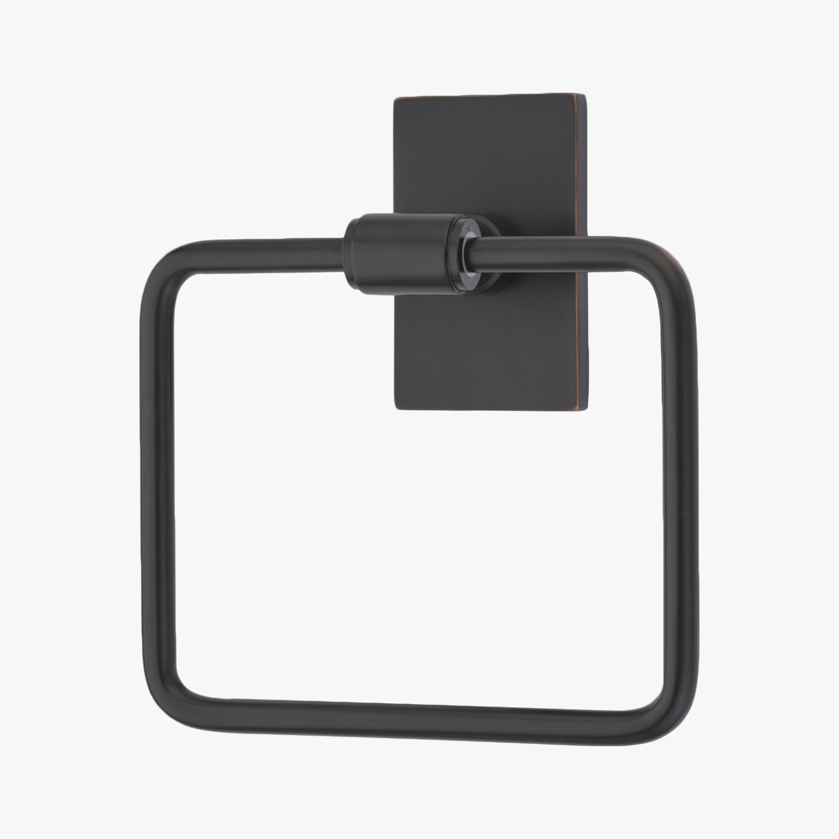 Transitional Towel Ring with Customizable Backplate