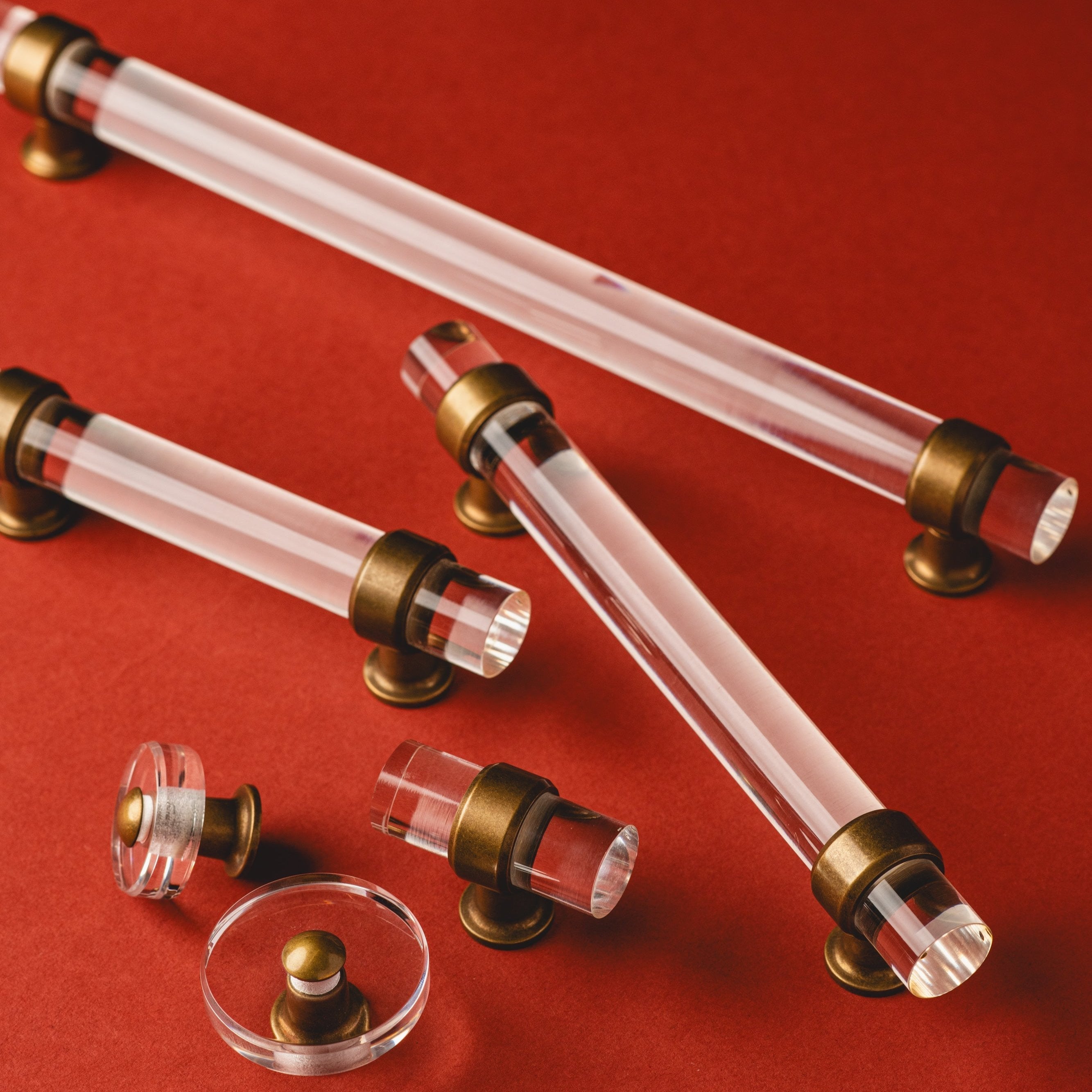 Glasgow Lucite Cabinet Pull