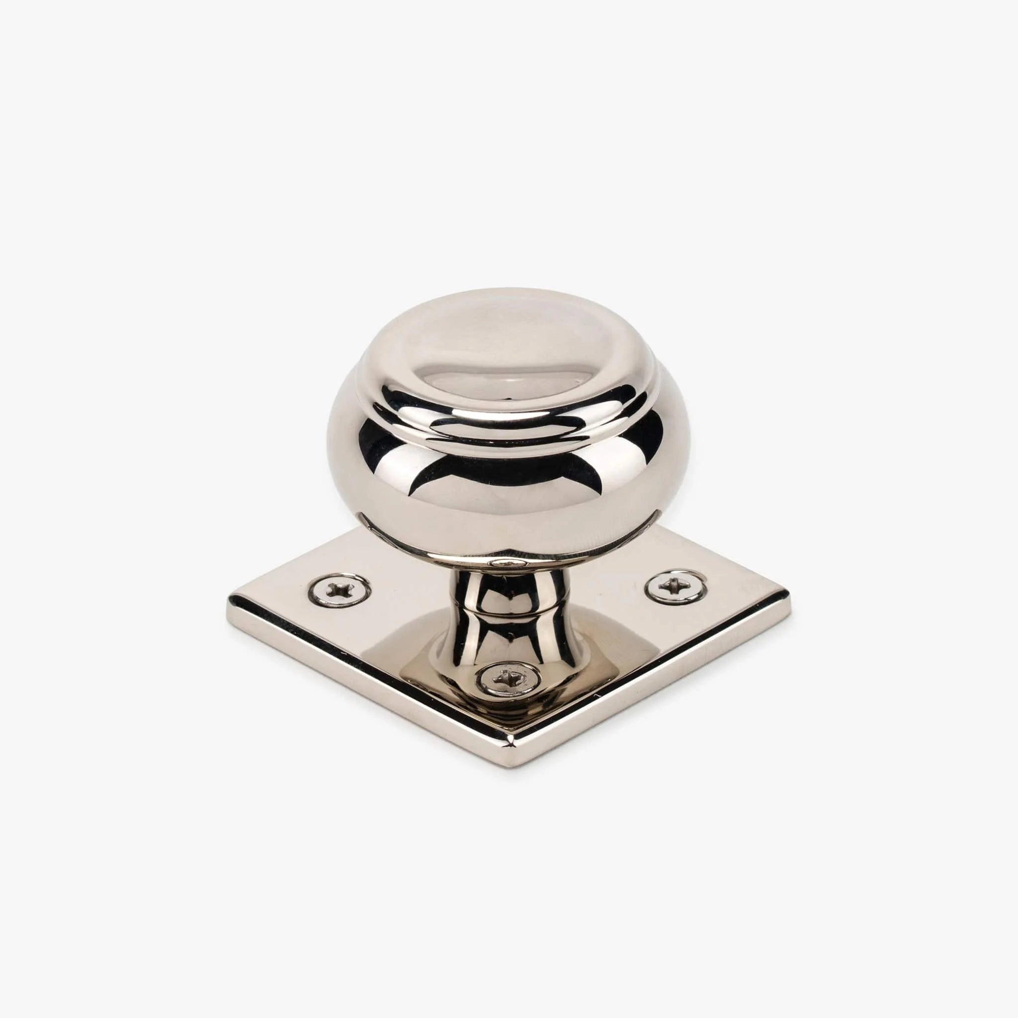 Roanoke Cabinet Knob and Crew Backplate