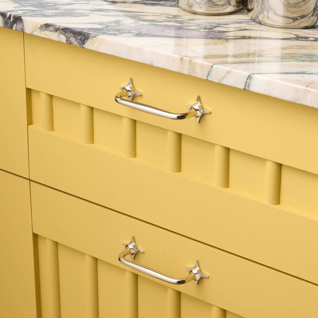 Ada Shaker Pull with Star Backplate