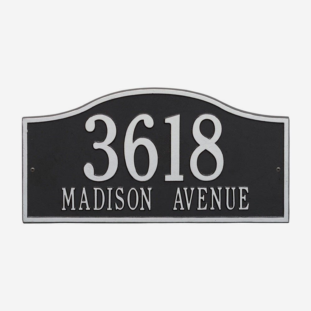 Rolling Hills Personalized Address Plaque