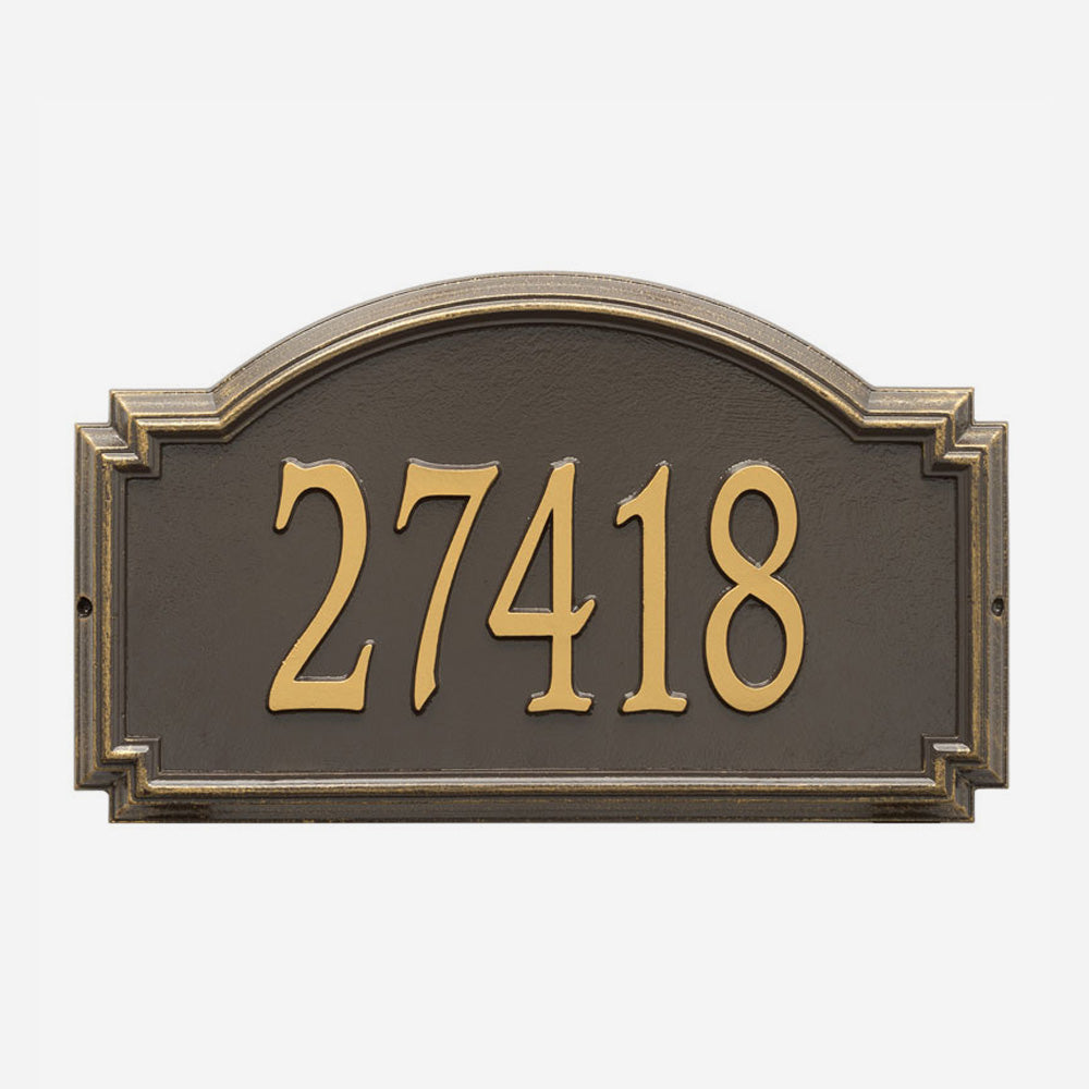 Williamsburg Address Plaque