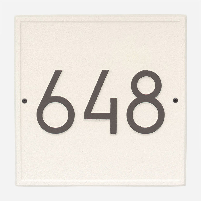 Square Modern Address Plaque
