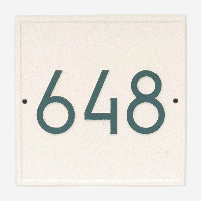 Square Modern Address Plaque