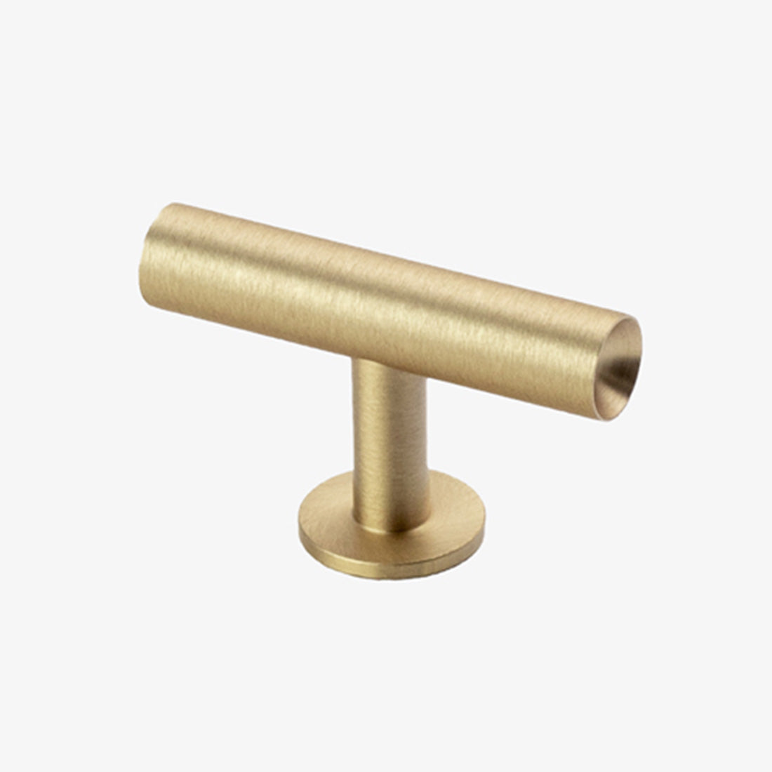 Solid Brass Round Bar Cabinet Knob