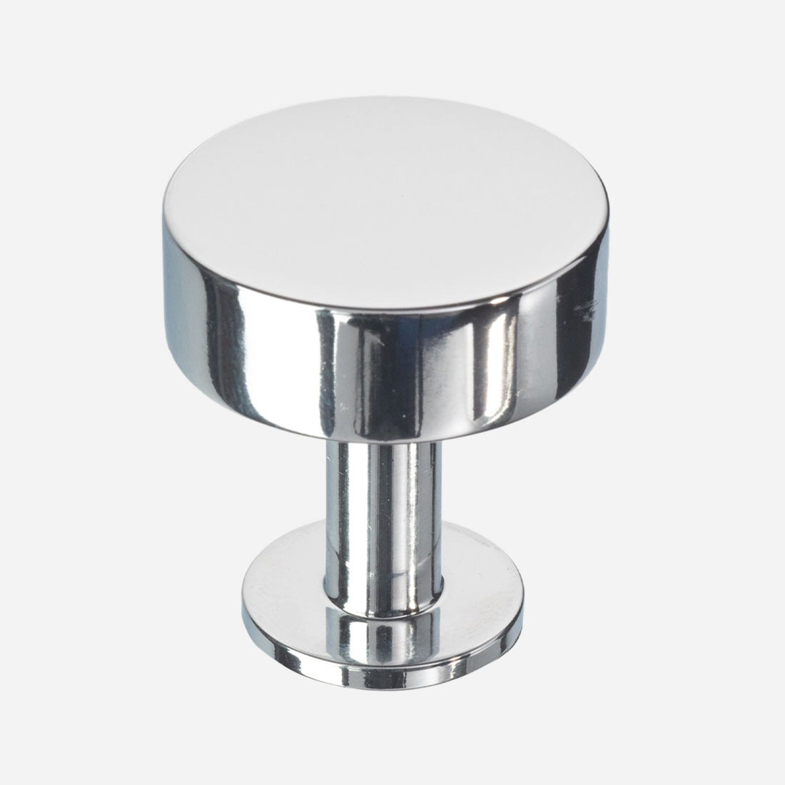 Solid Brass Disc Cabinet Knob