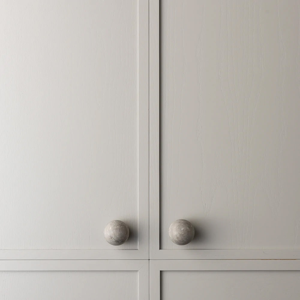 Grey Tundra Marble Hubble Cabinet Knob
