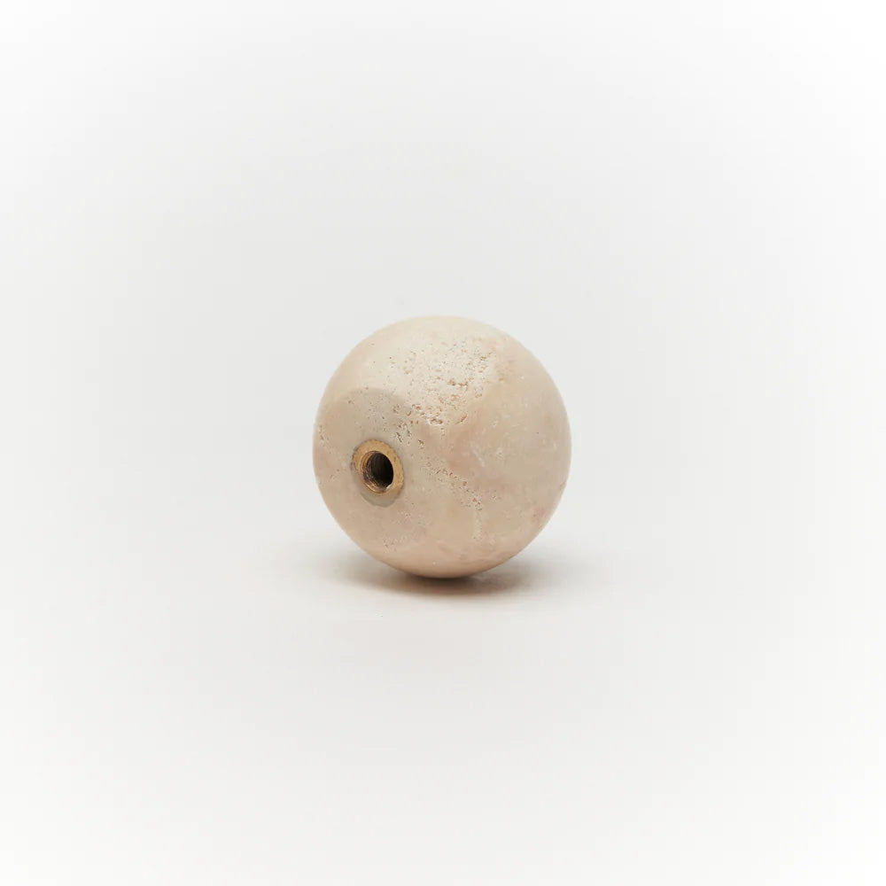 Travertine Hubble Cabinet Knob