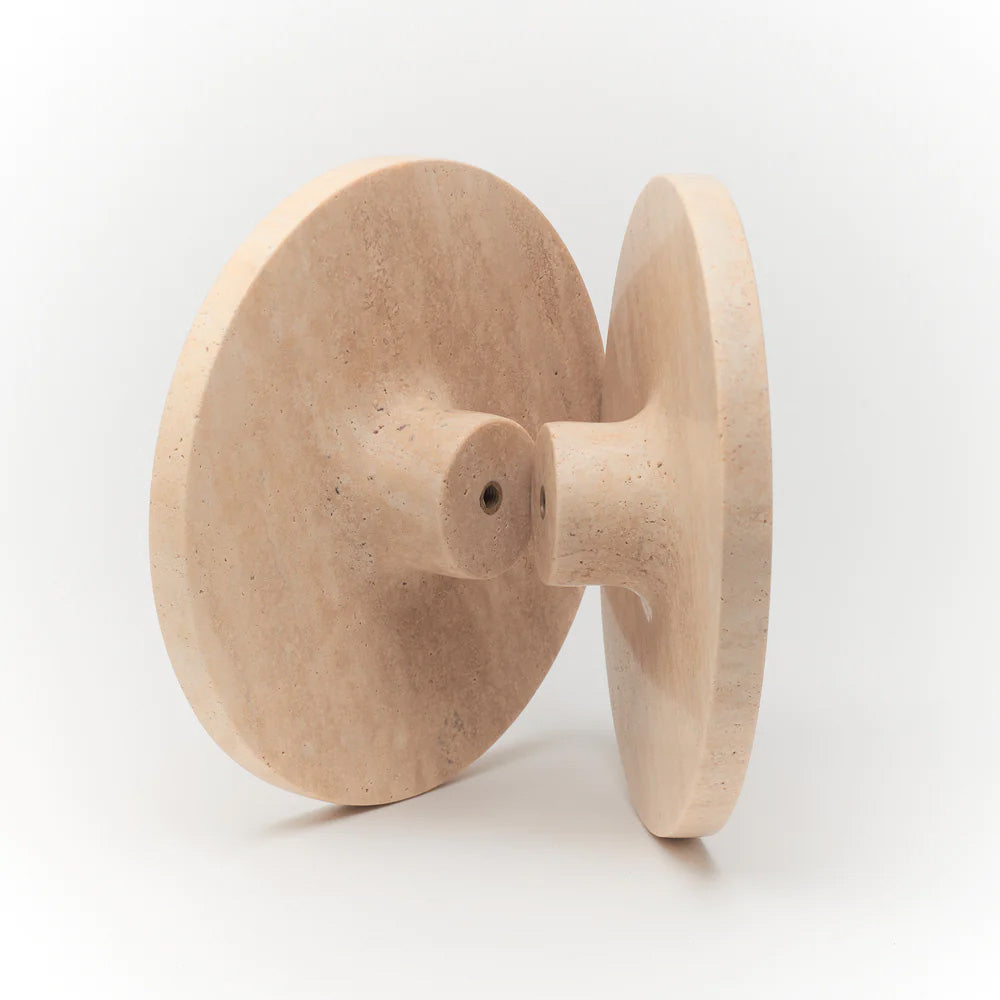 Travertine Ora Entry Pull Set