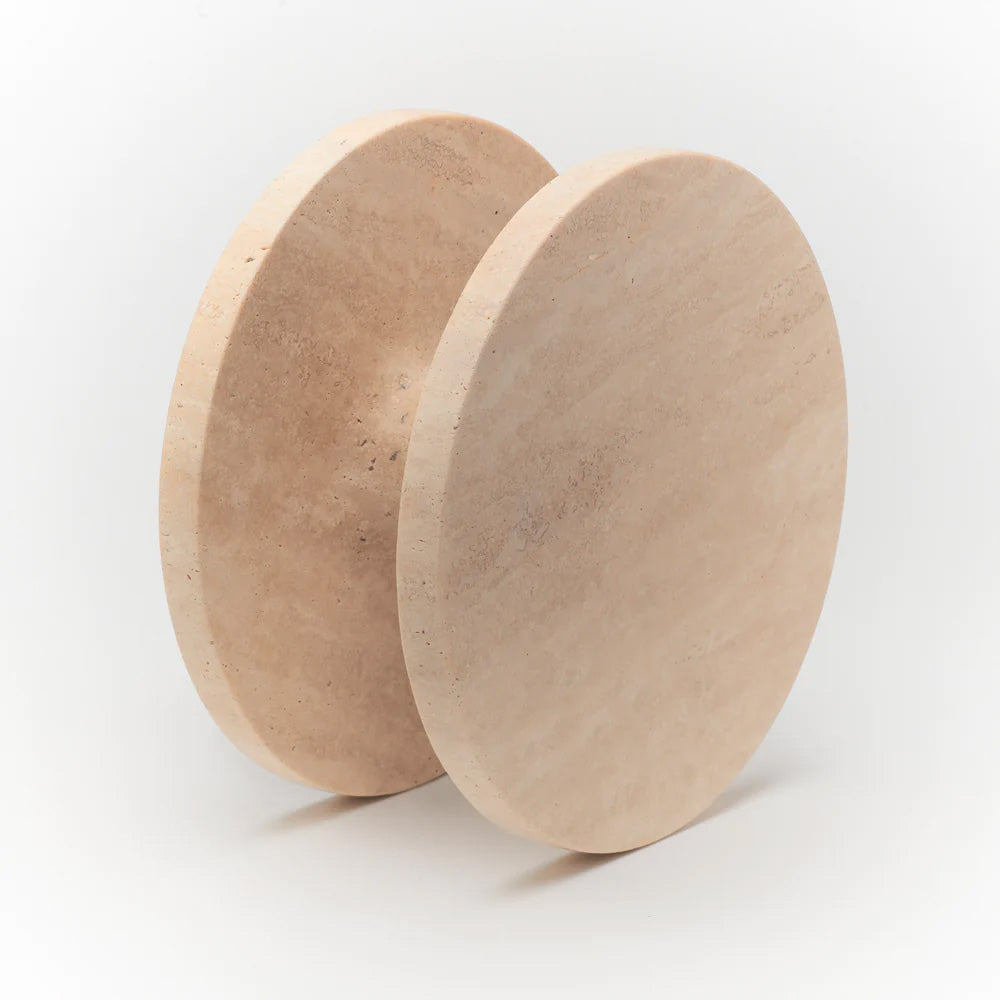 Travertine Ora Entry Pull Set