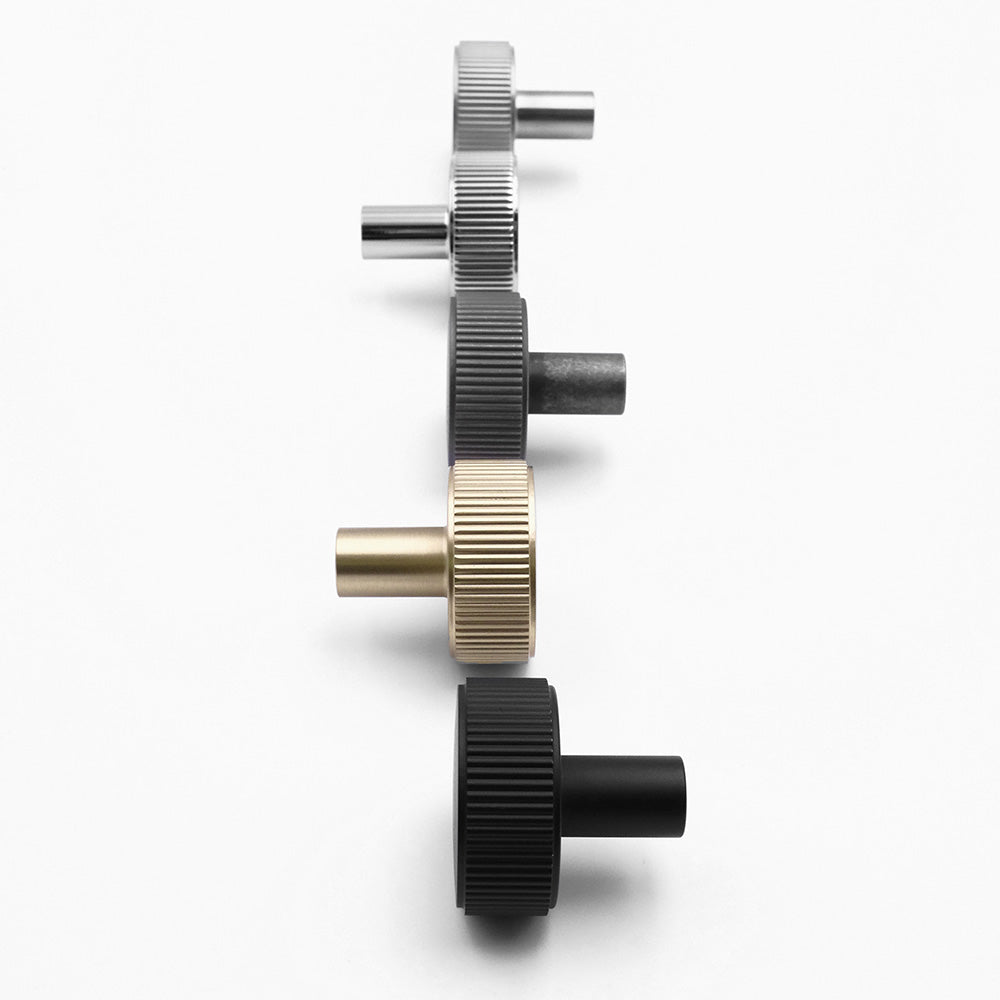 Ribbed Cabinet Knob