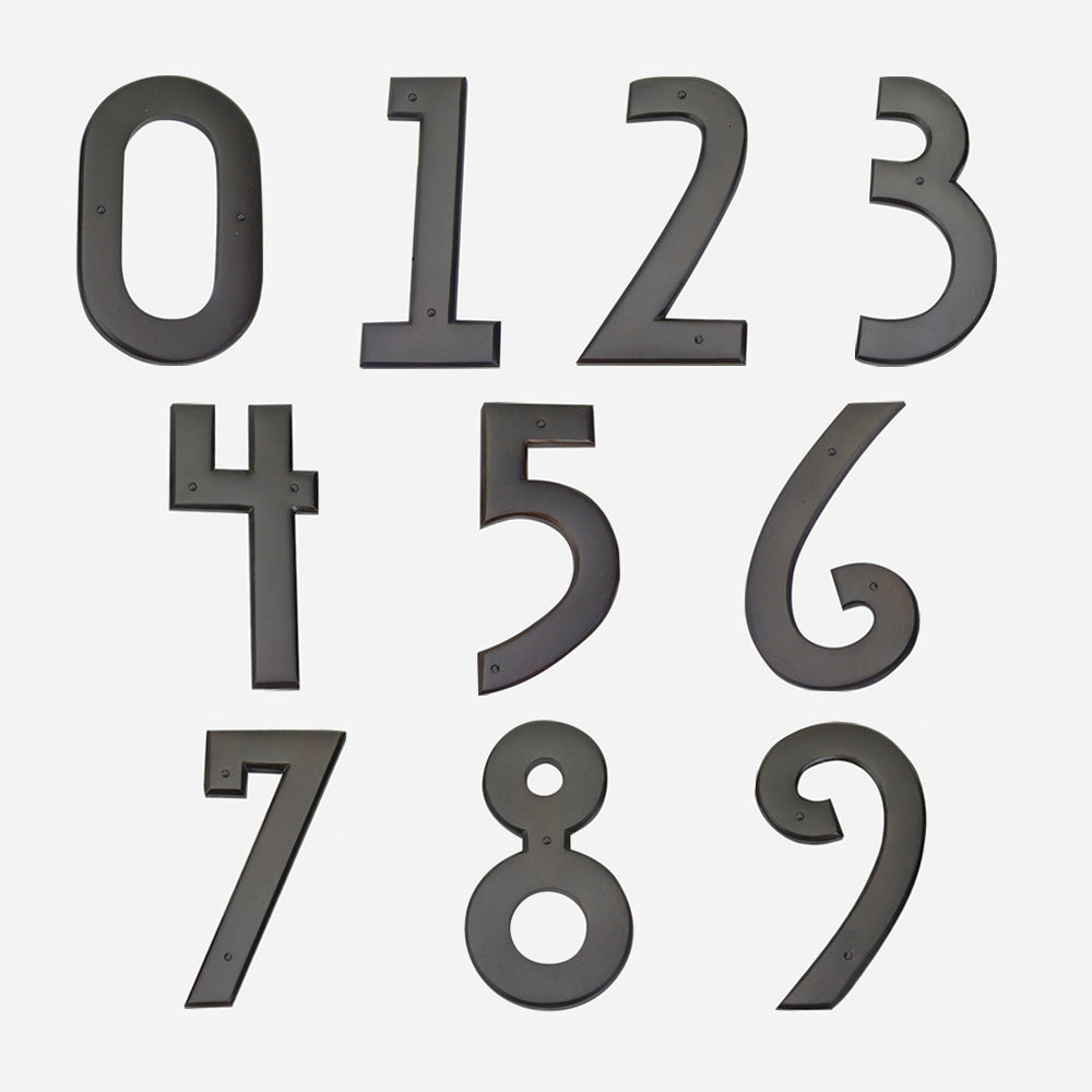 Mission House Numbers