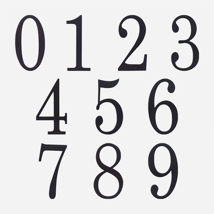 Traditionalist House Numbers