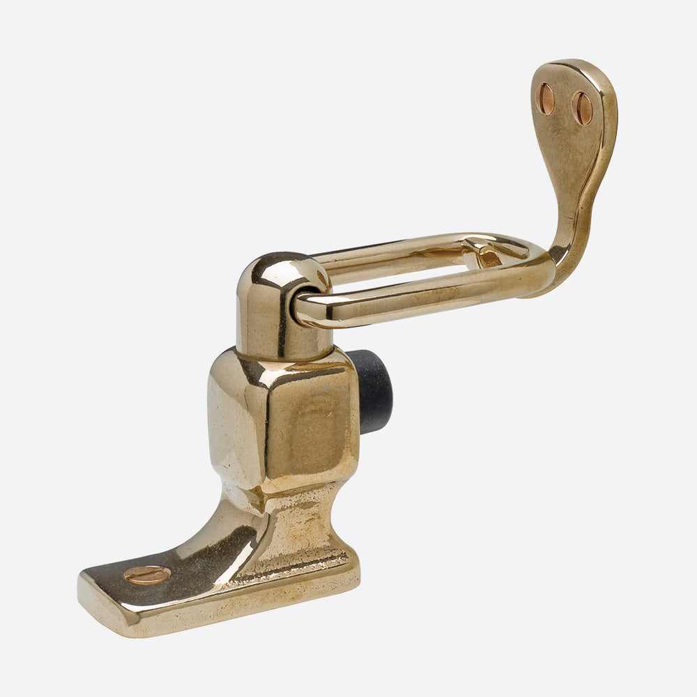 Solid Bronze Door Stop & Holder