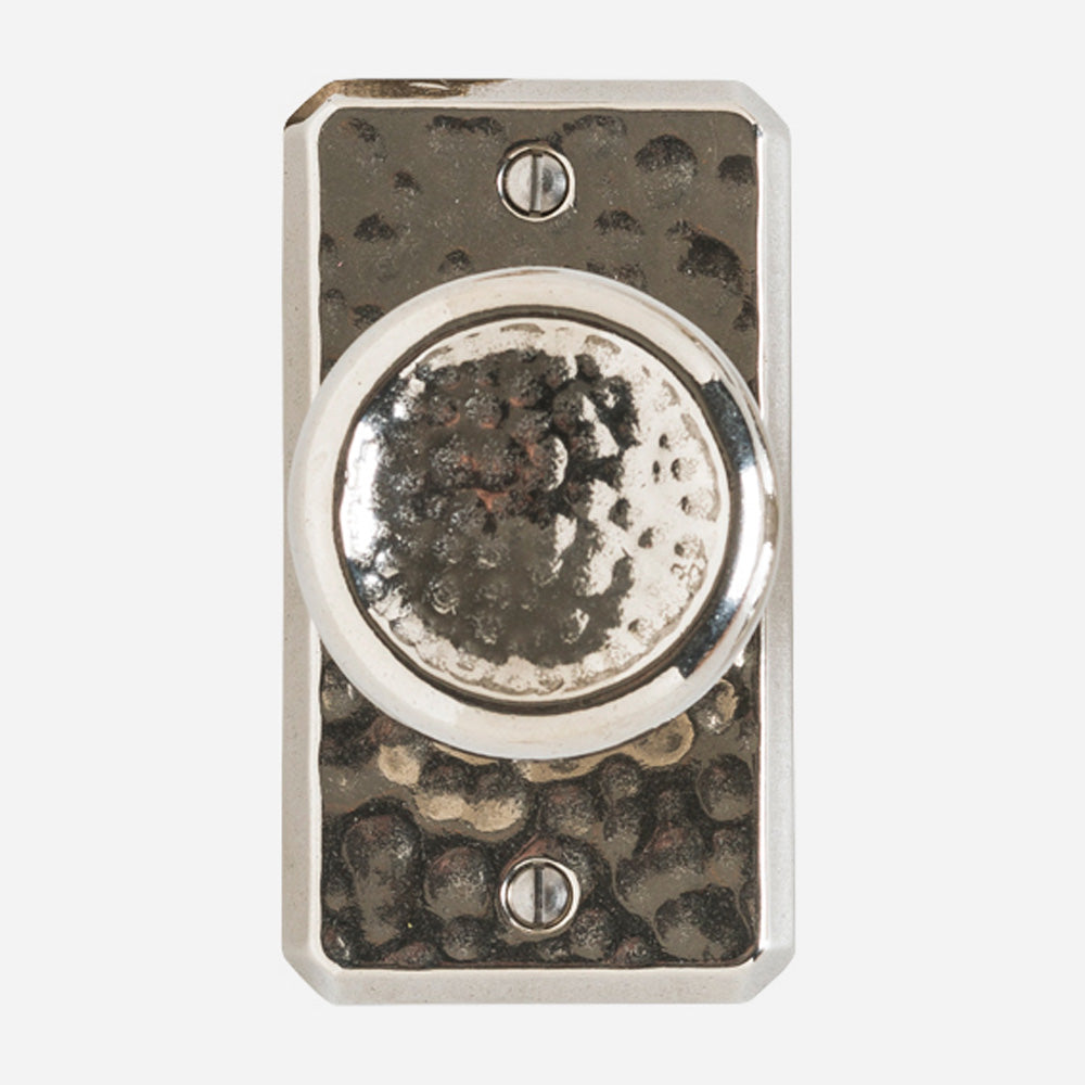 Smith Door Knob with Hammered Escutcheon