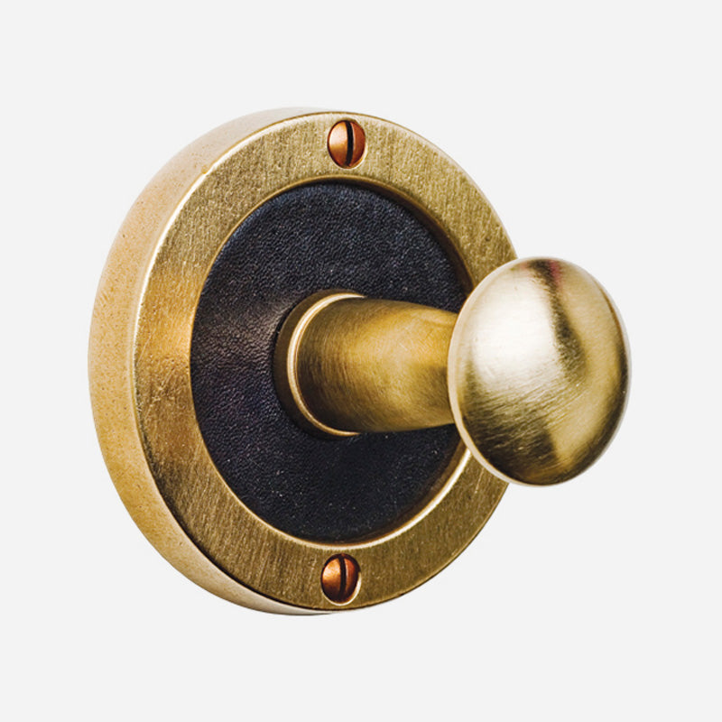 Peg Leather Robe Hook