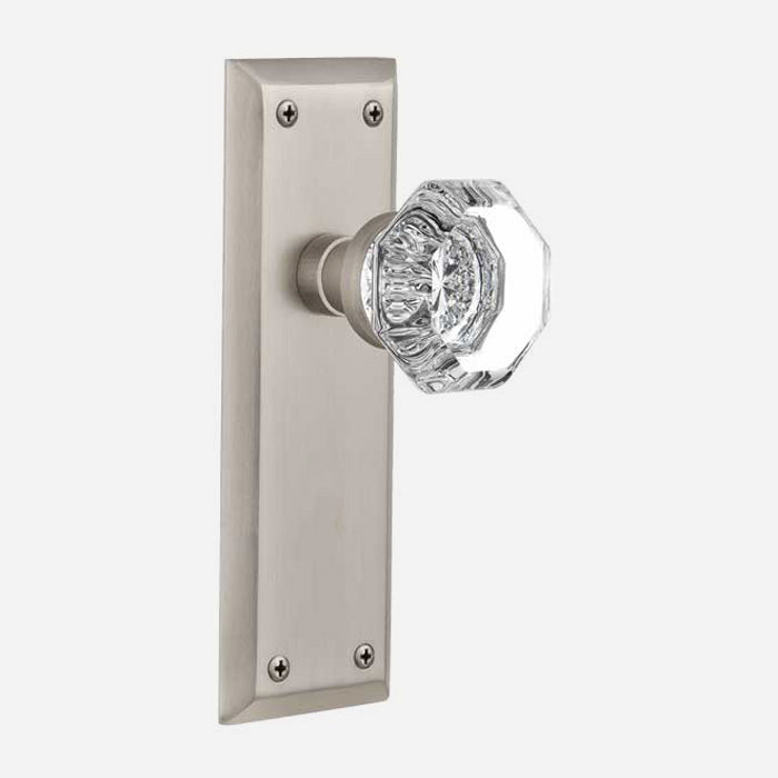 Waldorf Crystal Door Knob Set