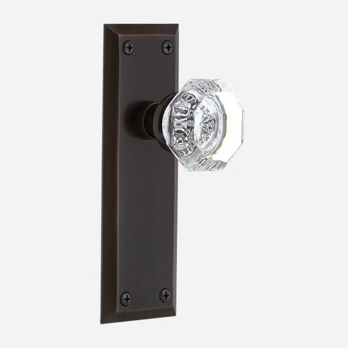 Waldorf Crystal Door Knob Set