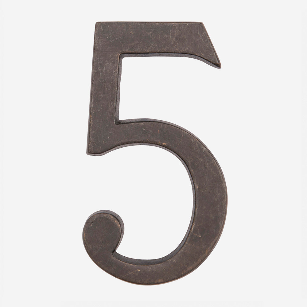 Solid Bronze Traditional House Numbers