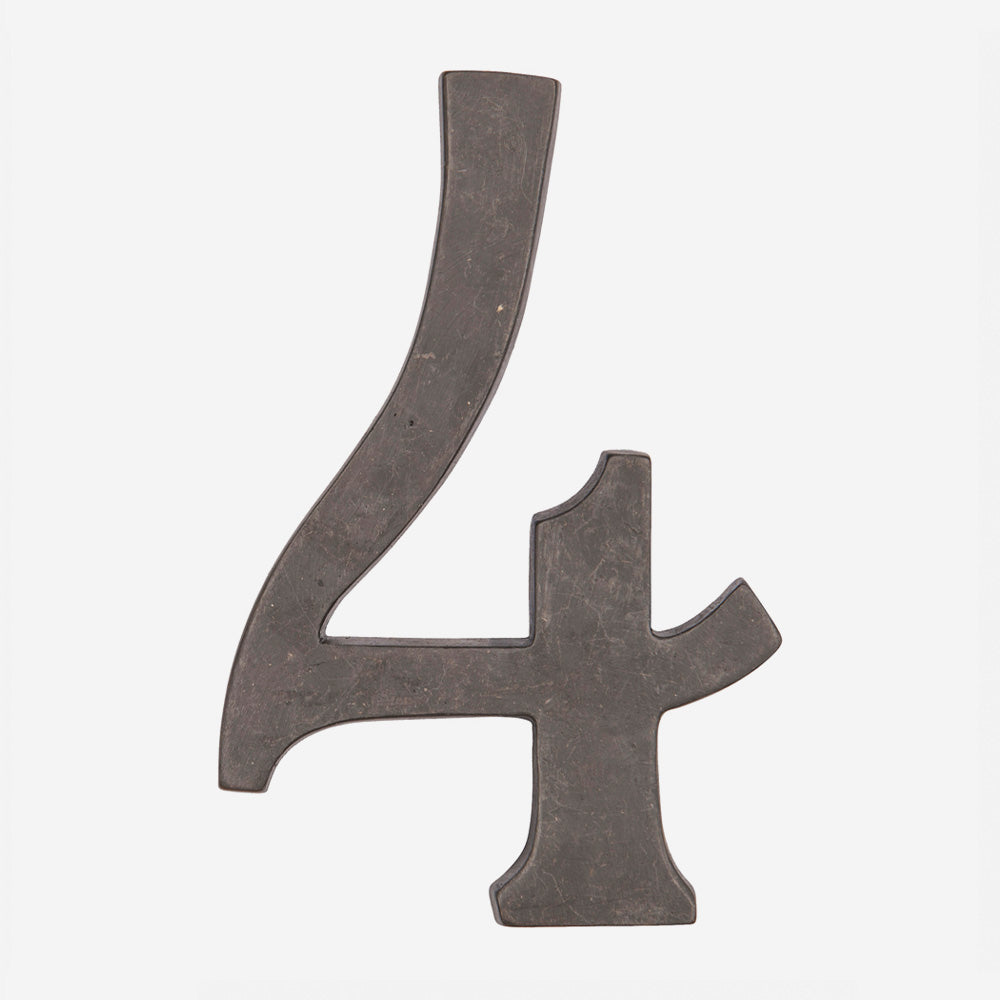 Solid Bronze Traditional House Numbers