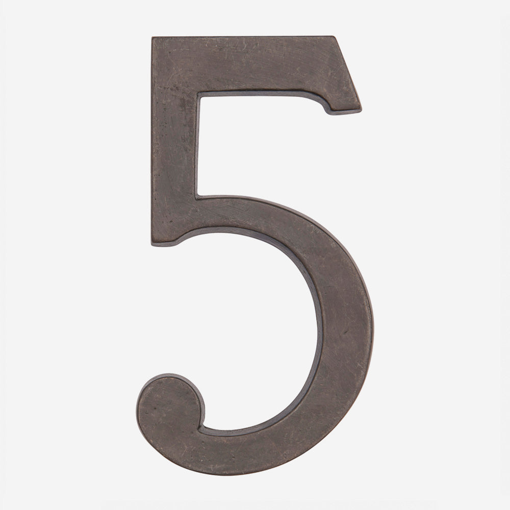 Solid Bronze Traditional House Numbers