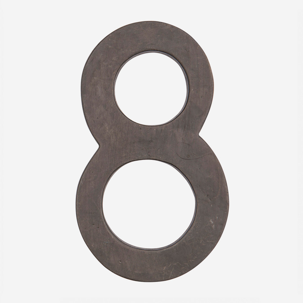 Solid Bronze Traditional House Numbers