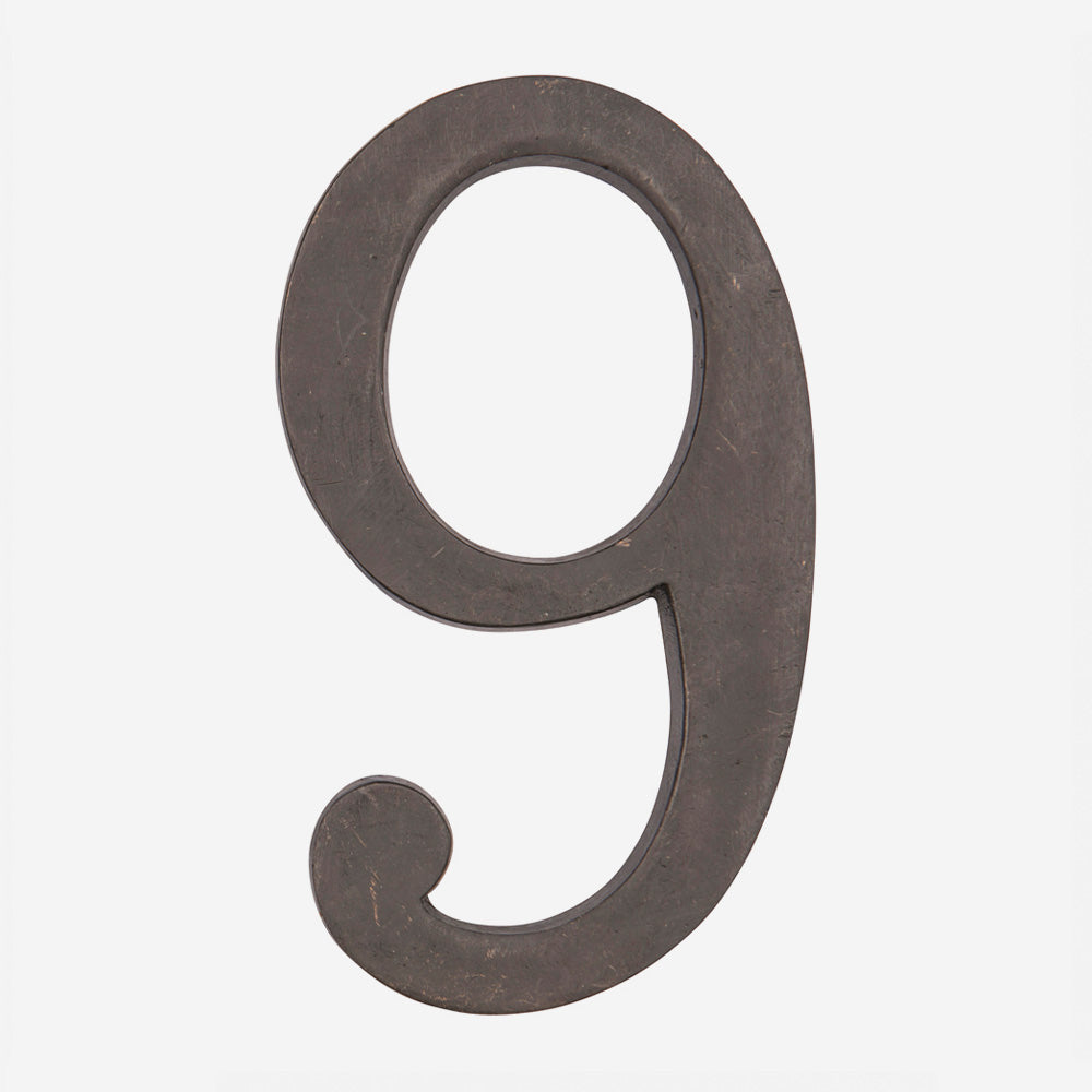 Solid Bronze Traditional House Numbers