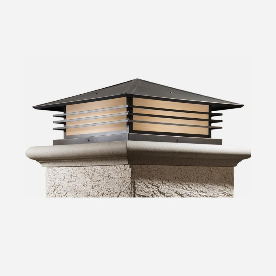 Mariposa Column Light with Louvers