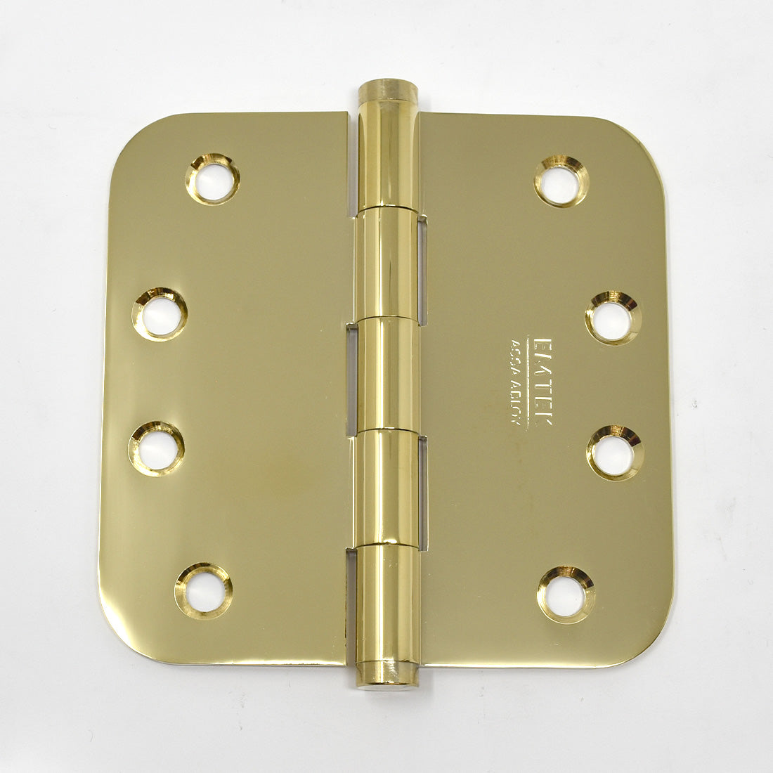Solid Brass Residential 5/8" Radius Corner Hinge (Pair)