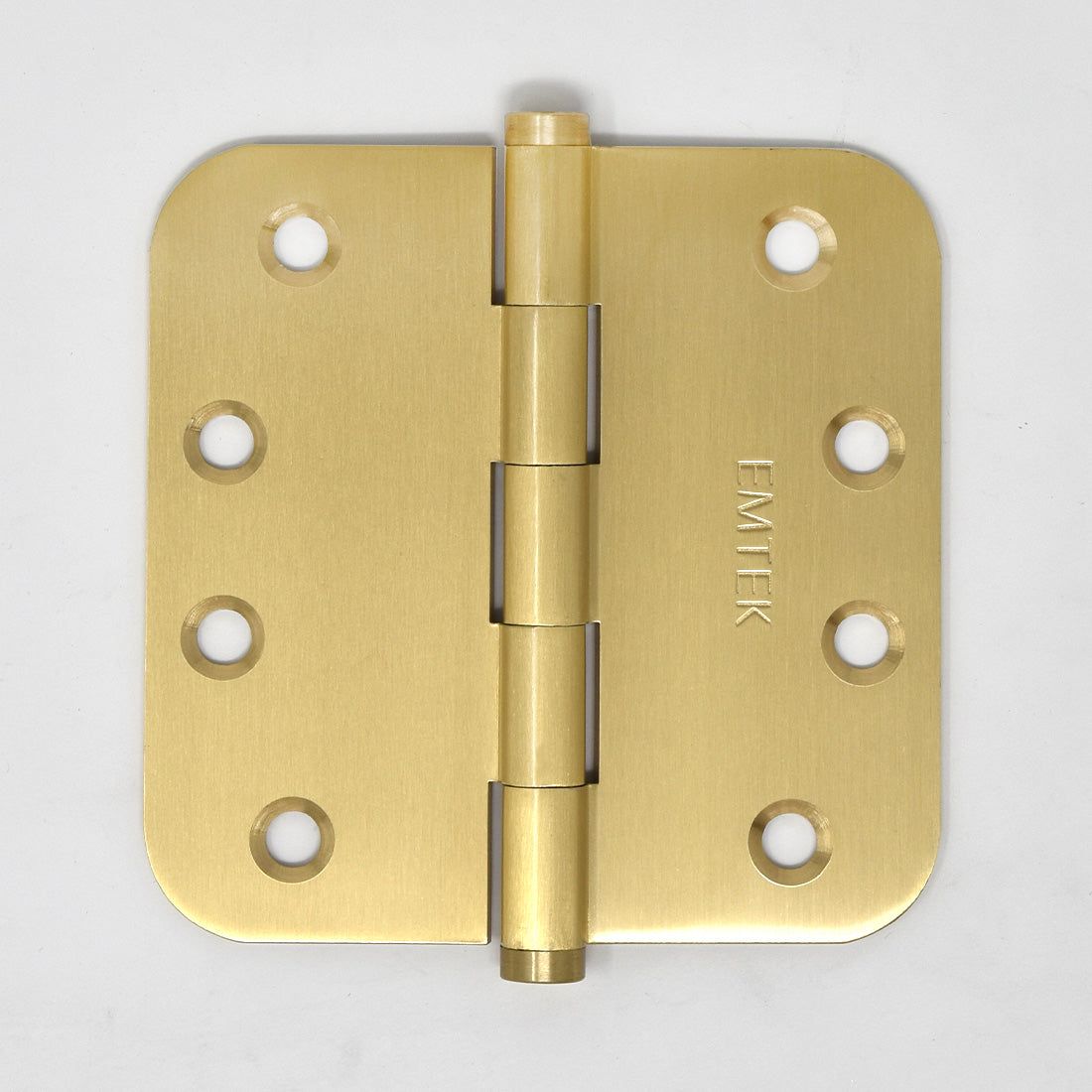 Solid Brass Residential 5/8" Radius Corner Hinge (Pair)