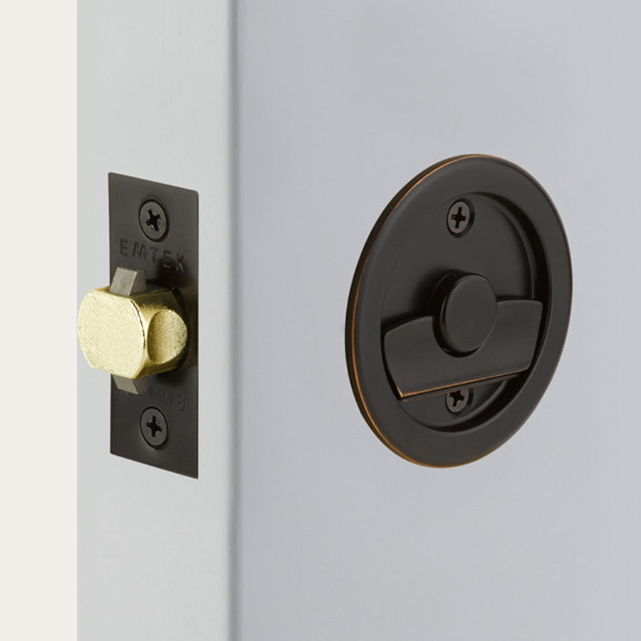 Rolando Round Pocket Door Lock