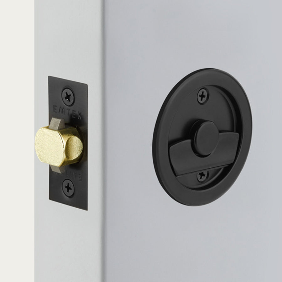 Rolando Round Pocket Door Lock