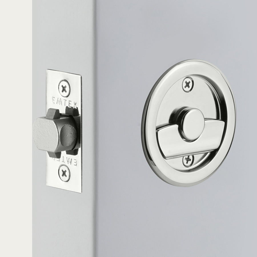 Rolando Round Pocket Door Lock