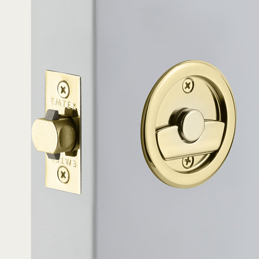 Rolando Round Pocket Door Lock