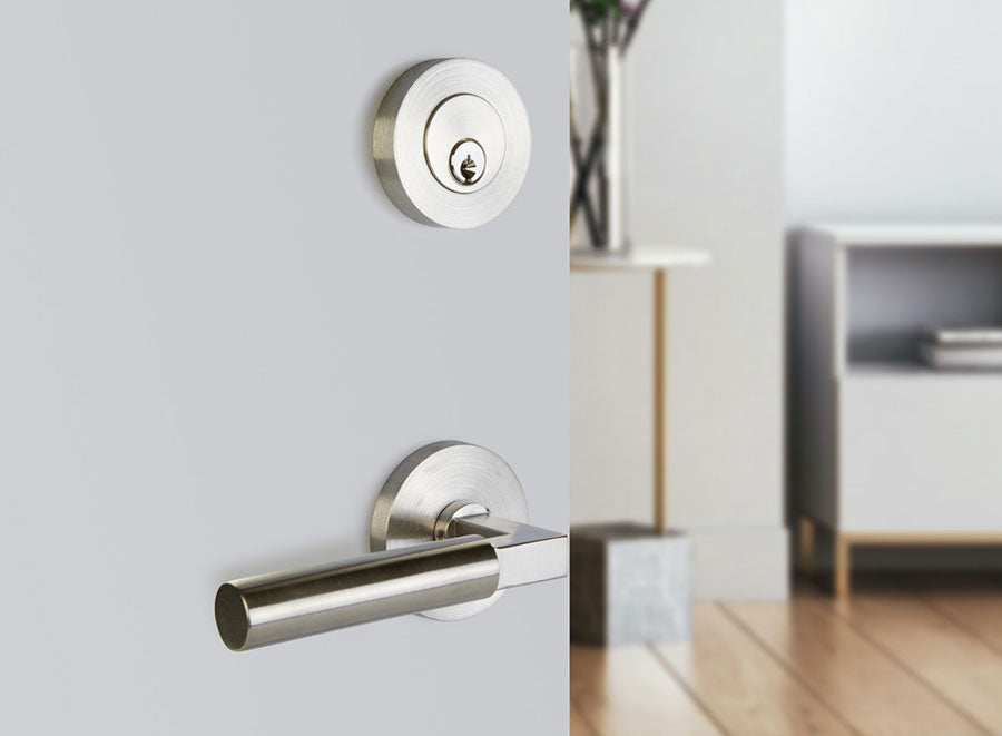 Stainless Steel Modern Disc Deadbolt