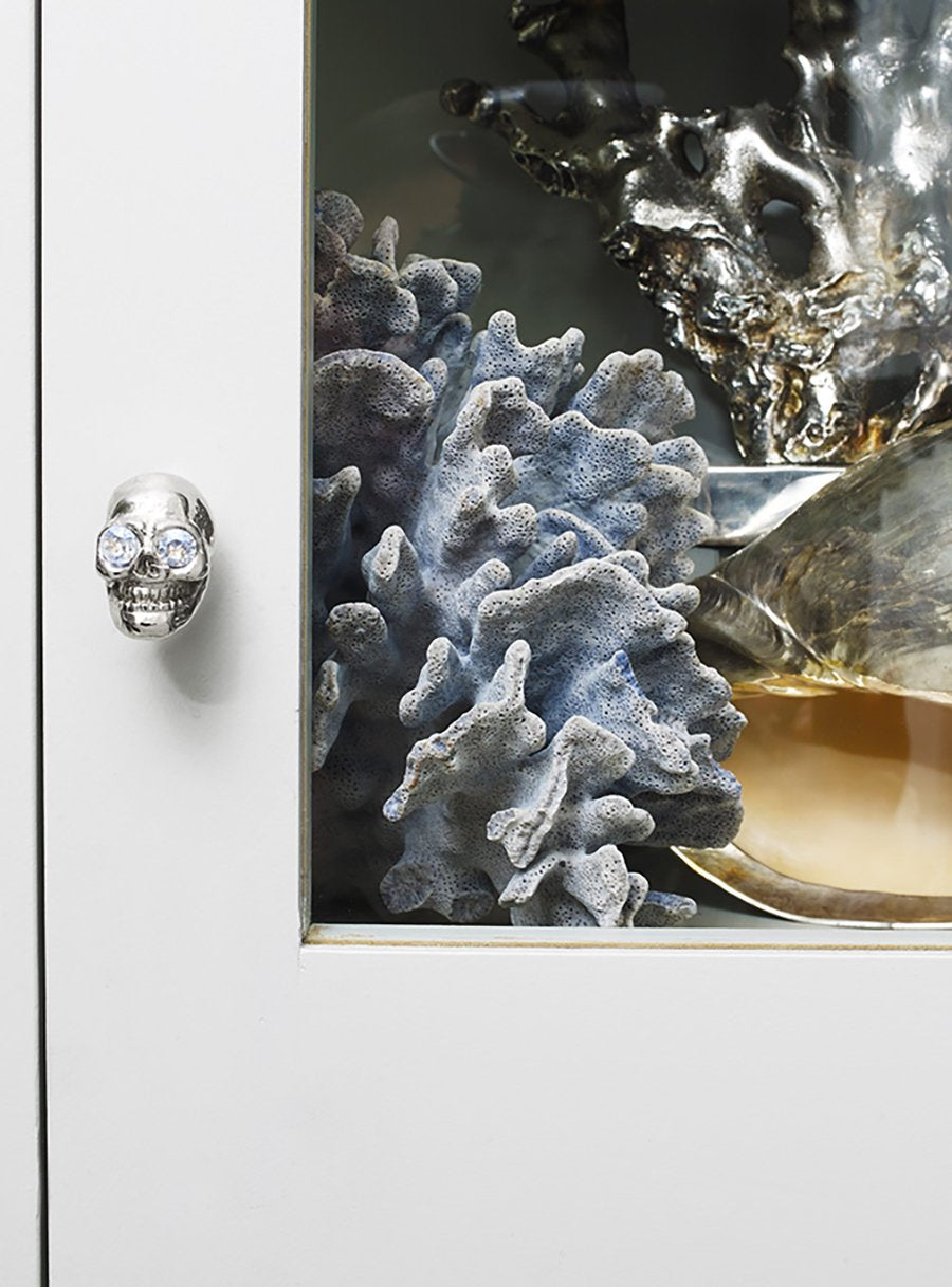Charlie Gem Skull Cabinet Knob