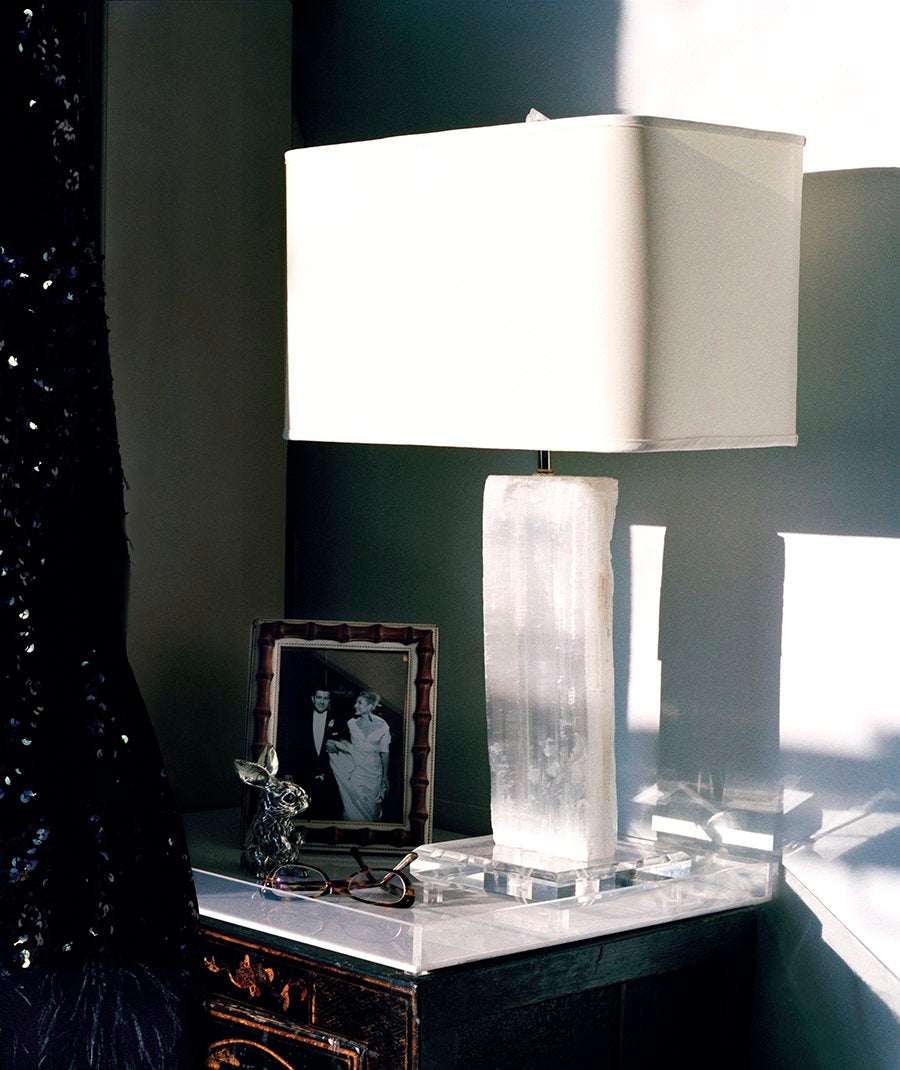 Landen Selenite Table Lamp