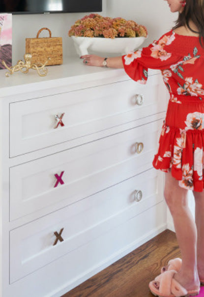 X and O Cabinet Knobs
