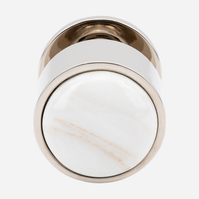 Firesky Carrara Marble Cabinet Knob