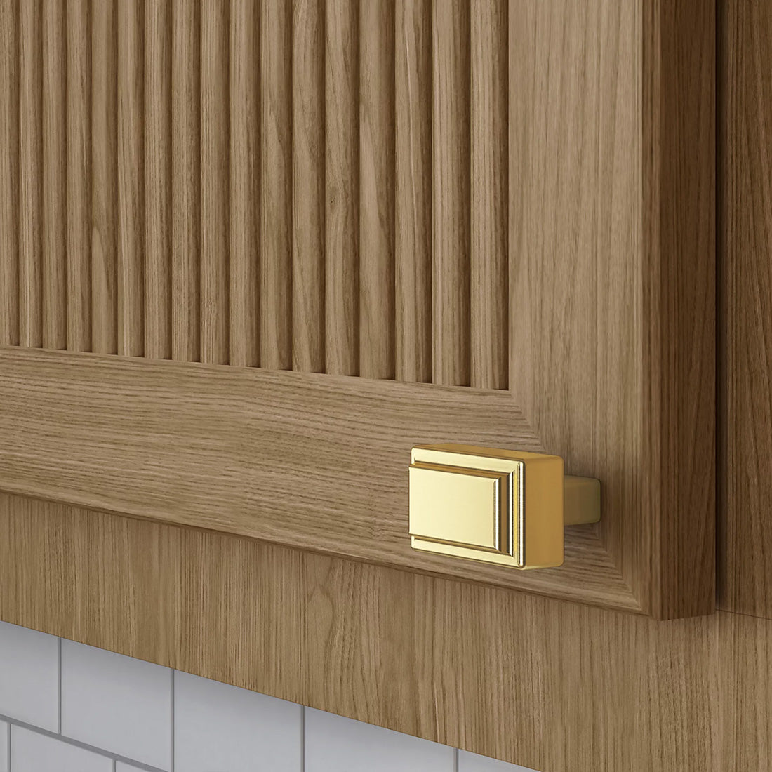 Rectangle Raised Cabinet Knob