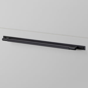 Linear Knurled Bar Cabinet Pull and Backplate