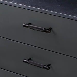 Cross Knurled Cabinet Pull