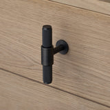 Cross Knurled T Cabinet Knob