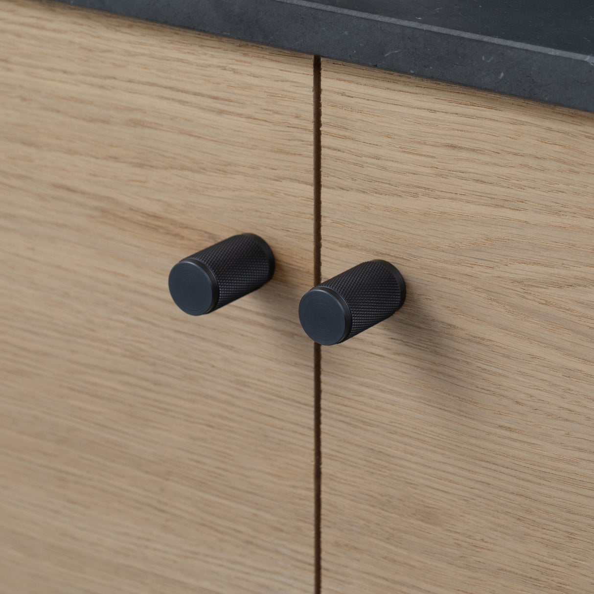 Cross Knurled Cabinet Knob [PAIR]