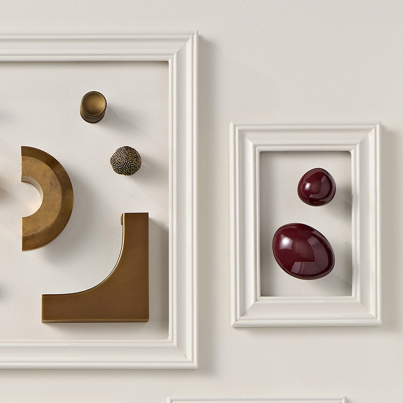 A curated collection of sculptural hardware